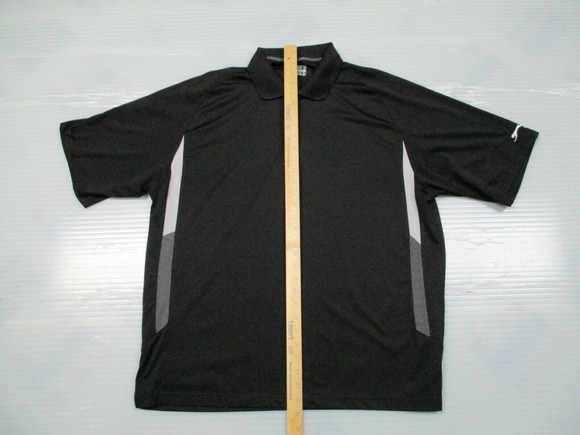 Salzenger Polo Shirt Mens Size XL Black Short Sleeve Pullover Polyester - Picture 2 of 9